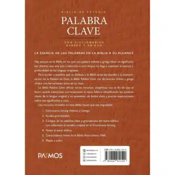 Biblia de Estudio Palabra Clave, Reina Valera 1960, Tapa Dura, Marrón 9781646911592 Biblia de Estudio Palabra Clave, Reina Valera 1960, Tapa Dura, Marrón - Imagen 5