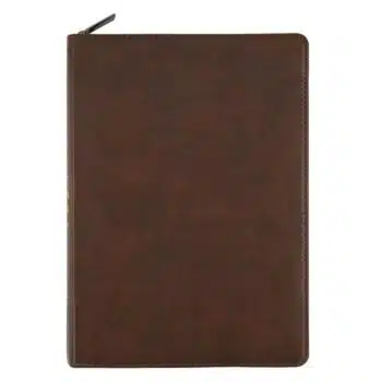 Inicio Biblia NVI, Letra Gigante, Símil Piel, Cierre, Café