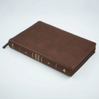 Alternative view of Biblia NVI, Letra Gigante, Símil Piel, Cierre, Café