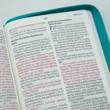 Biblia NVI, Letra Gigante, Símil Piel, Cierre, Aguamarina 9781949238952 Biblia NVI, Letra Gigante, Símil Piel, Cierre, Aguamarina - Imagen 4