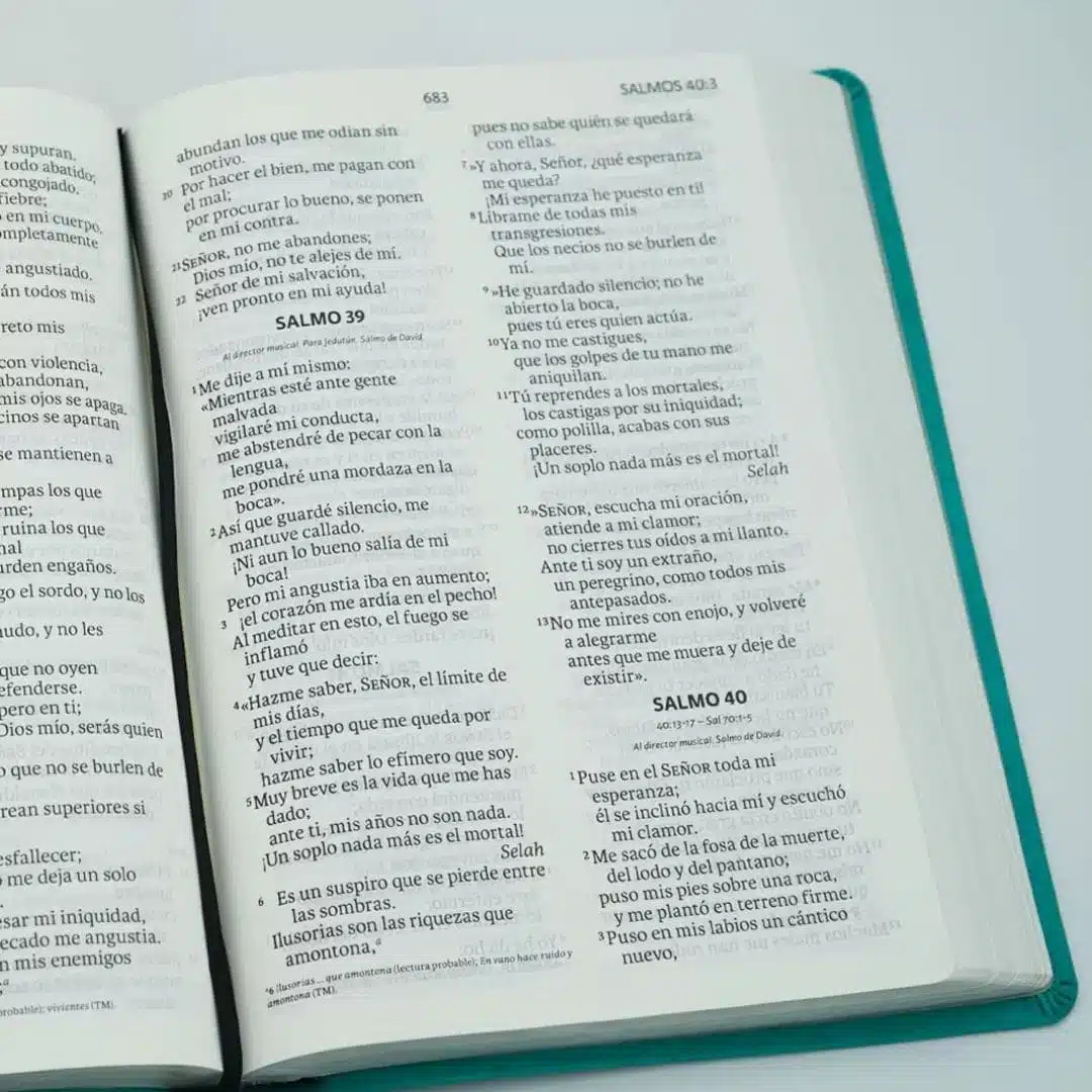 Biblia NVI, Letra Gigante, Símil Piel, Aguamarina 9781949238969 Biblia NVI, Letra Gigante, Símil Piel, Aguamarina - Imagen 4