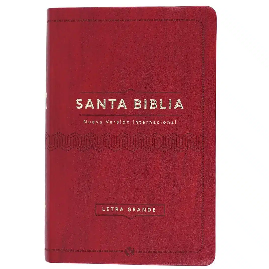 Biblia NVI, Letra Grande, Símil Piel, Vino Tinto 9781956959079 Biblia NVI, Letra Grande, Símil Piel, Vino Tinto