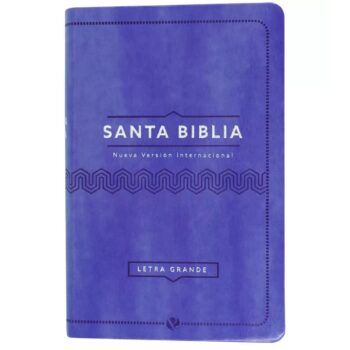 Inicio Biblia NVI, Letra Grande, Símil Piel, Lila