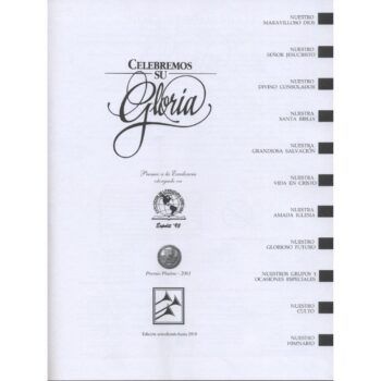 Alternative view of Himnario celebremos su Gloria - Libro con Notas