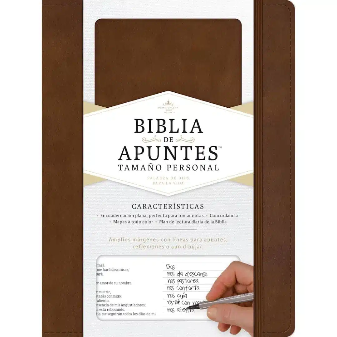 Biblia de Apuntes Reina Valera 1960, Tamaño Manual, Símil Piel, Café 9798384500414 Biblia de Apuntes Reina Valera 1960, Tamaño Manual, Símil Piel, Café
