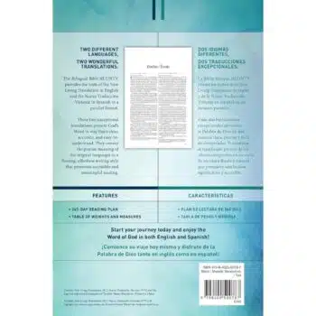 Biblia Bilingüe NLT/NTV, Tapa Blanda, Azul 9798400500787 Biblia Bilingüe NLT/NTV, Tapa Blanda, Azul - Imagen 4