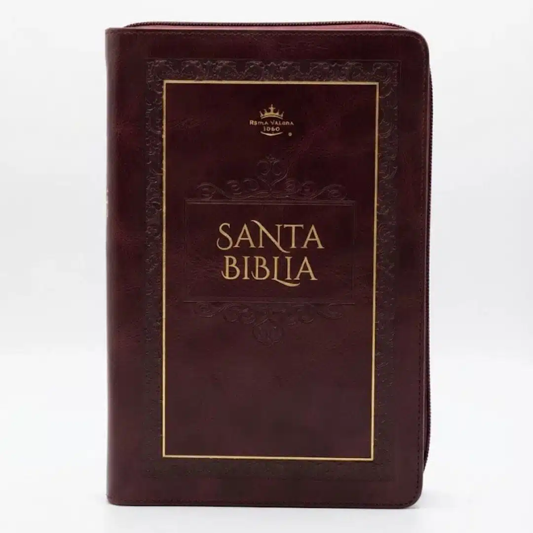 Biblia para Premios y Regalos Reina Valera 1960, Letra Grande, Símil Piel, Cierre, Marron 9798893845358 Biblia para Premios y Regalos Reina Valera 1960, Letra Grande, Símil Piel, Cierre, Marron - Imagen 2