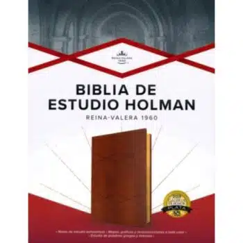 Inicio Biblia de Estudio Holman Reina Valera 1960, Símil Piel, Café
