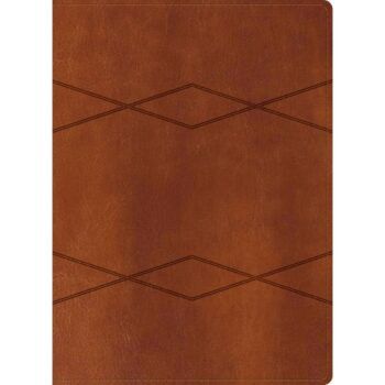 Alternative view of Biblia de Estudio Holman Reina Valera 1960, Símil Piel, Café