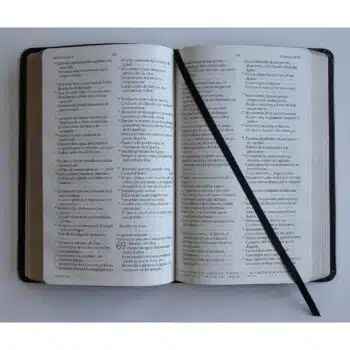 Biblia nombres de Dios Reina Valera 1960, Tamaño Manual, Letra Grande, Símil Piel, Negro 9781644734940 Biblia nombres de Dios Reina Valera 1960, Tamaño Manual, Letra Grande, Símil Piel, Negro - Imagen 5