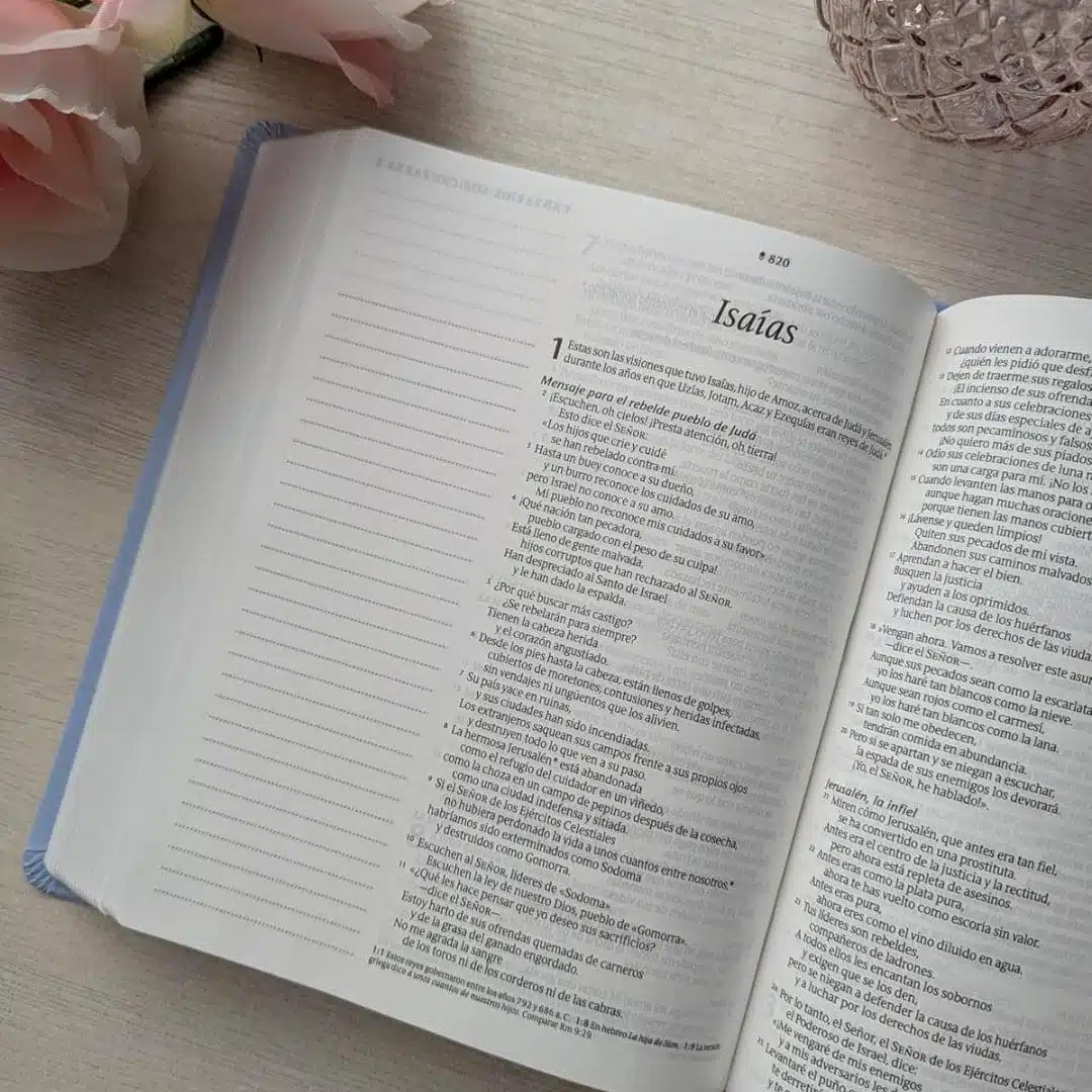 Biblia de apuntes NTV, Símil Piel, Flores 9798400505591 Biblia de apuntes NTV, Símil Piel, Flores - Imagen 4