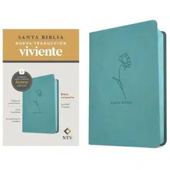 Inicio Biblia NTV, Tamaño Bolsillo, Símil Piel, Turquesa