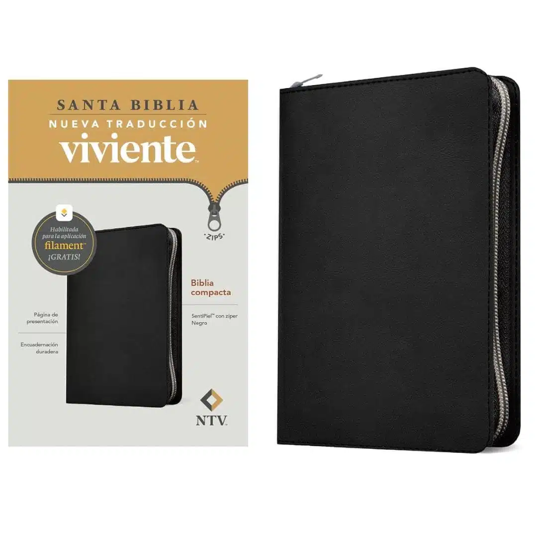 Biblia NTV, Tamaño Bolsillo, Símil Piel, Cierre, Negro 9798400512292 Biblia NTV, Tamaño Bolsillo, Símil Piel, Cierre, Negro