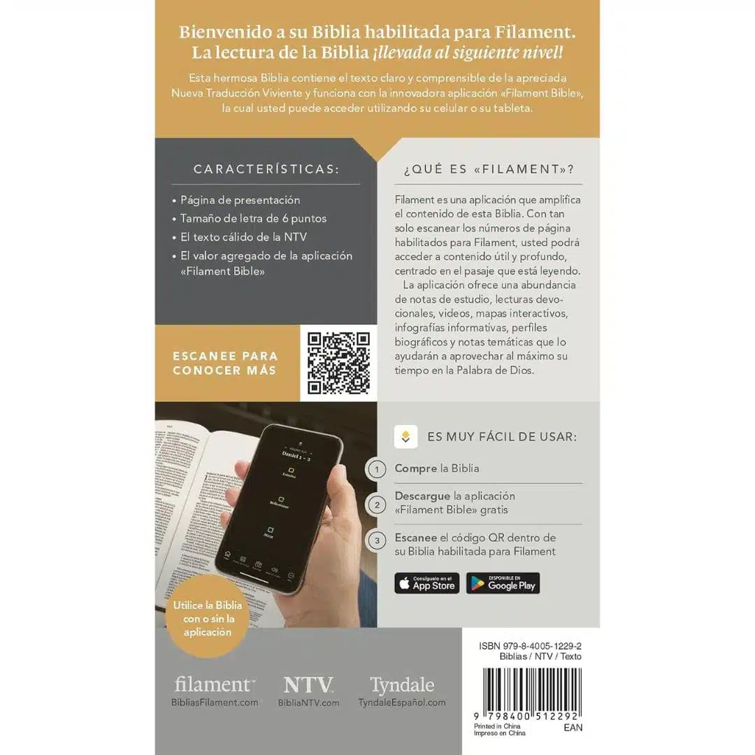 Biblia NTV, Tamaño Bolsillo, Símil Piel, Cierre, Flores 9798400512285 Biblia NTV, Tamaño Bolsillo, Símil Piel, Cierre, Flores - Imagen 3