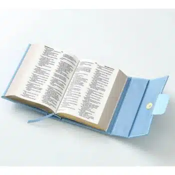 Biblia Reina Valera 1960, Cartera, Símil Piel, Azul con Broche y Manija 9798893843347 Biblia Reina Valera 1960, Cartera, Símil Piel, Azul con Broche y Manija - Imagen 4