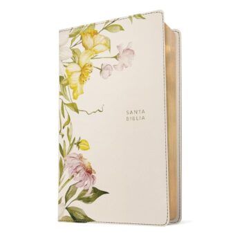 Alternative view of Biblia NTV, Ultrafina, Símil Piel, Beige Flores