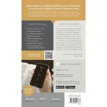 Biblia NTV, Ultrafina, Símil Piel, Beige Flores 9798400513787 Biblia NTV, Ultrafina, Símil Piel, Beige Flores - Imagen 6