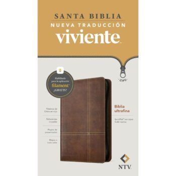 Inicio Biblia NTV, Ultrafina, Símil Piel, Cierre, Café
