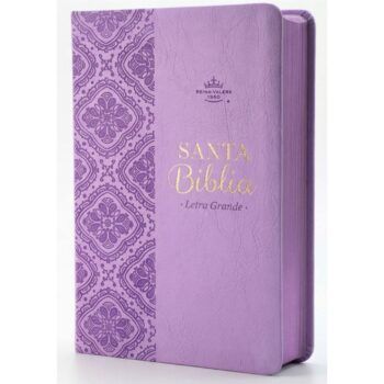 Biblia para Premios y Regalos Reina Valera 1960, Letra Grande, Símil Piel, Lila