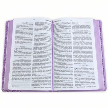 Alternative view of Biblia para Premios y Regalos Reina Valera 1960, Letra Grande, Símil Piel, Lila
