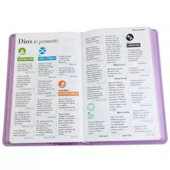 Biblia para Premios y Regalos Reina Valera 1960, Letra Grande, Símil Piel, Lila 9798893842852 Biblia para Premios y Regalos Reina Valera 1960, Letra Grande, Símil Piel, Lila - Imagen 4